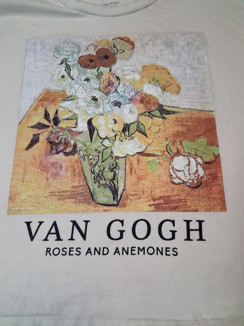 Cream Kids' Short-Sleeve Graphic Tee - Roses and Anemones - Picture 5 of 6
